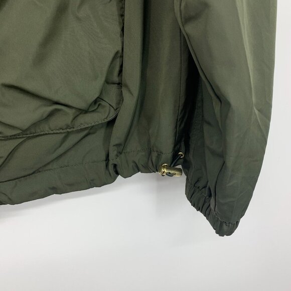 Old Navy Active Windbreaker Jacket Green Hooded Zip Front Utility - Picture 5 of 10